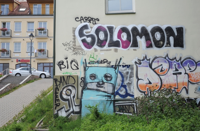 Policija apie grafitininko Solomono medžioklę: tai kainuoja labai daug resursų 