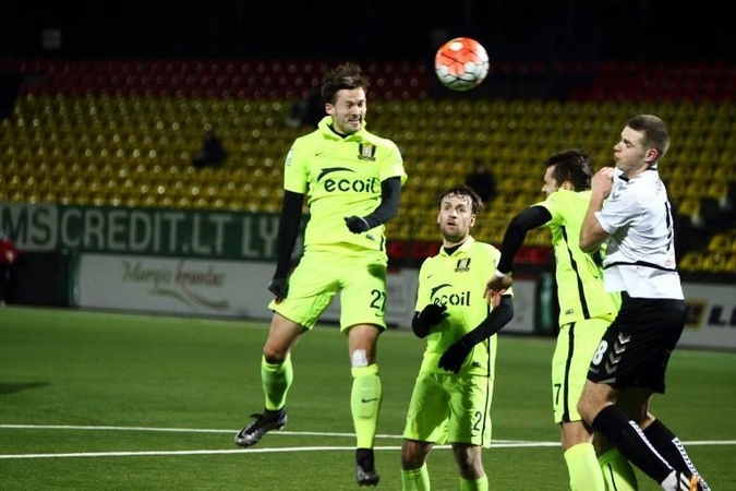 „Trakų“ futbolininkai aukštai iškeltos kartelės nuleisti neketina