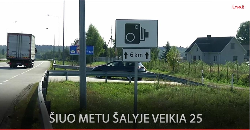 Greičio mėgėjams: vidutinio greičio matuokliai veikia