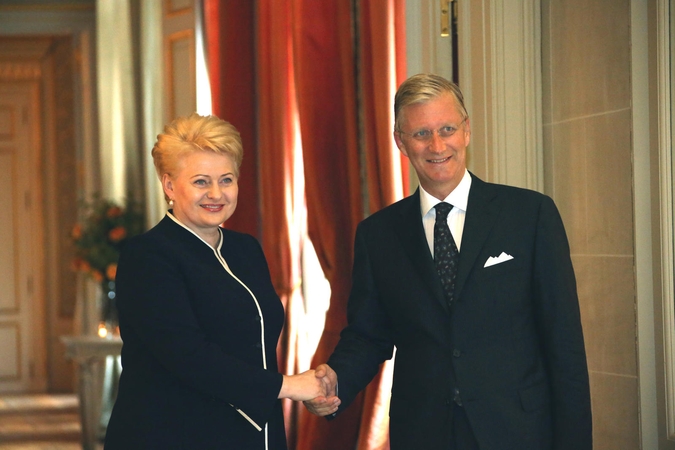 D. Grybauskaitė: partnerystė su Belgija intensyvėja