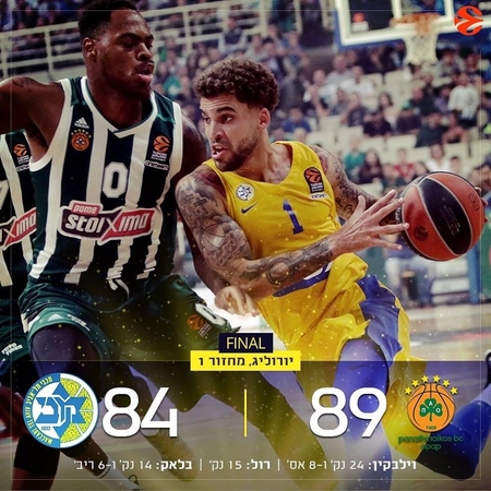 „Panathinaikos“ krepšininkai patiesė „Maccabi“ komandą