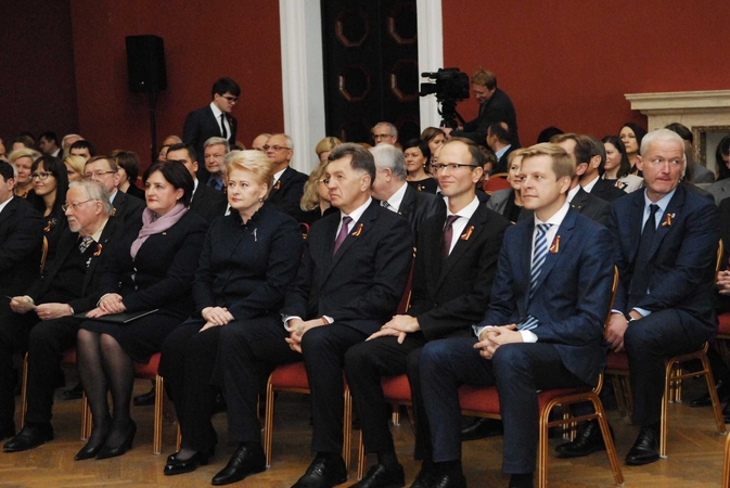 Vilniaus rotušėje iškilmingai paminėta Konstitucijos diena