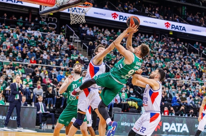 Be J. Lauvergne'o žaidęs „Žalgiris“ neprilygo Eurolygos čempionams