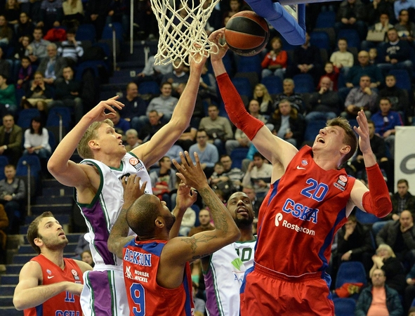 M. Kuzminsko klubui nepavyko nutraukti CSKA pergalių serijos Eurolygoje