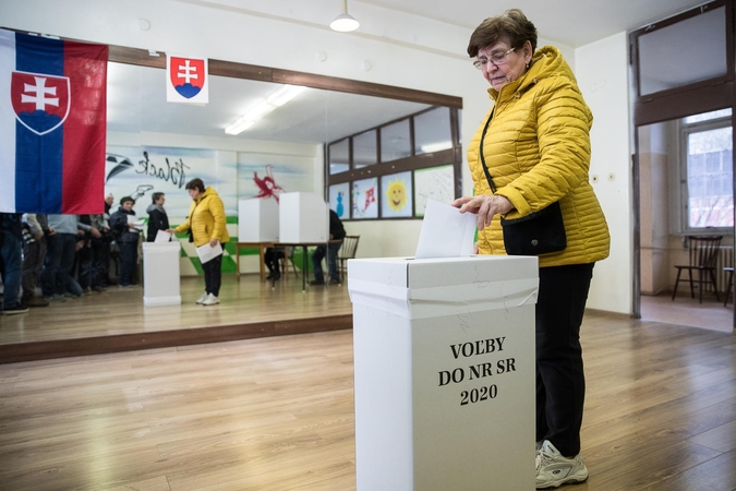 Slovakijoje vyksta parlamento rinkimai