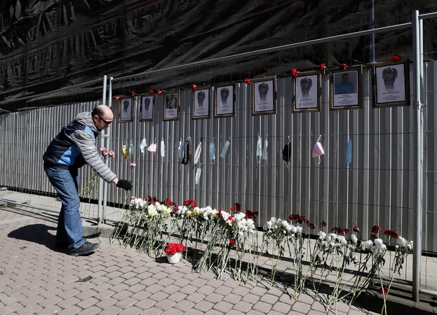 Rusija pagal užsikrėtusiųjų koronavirusu skaičių pakilo į septintąją vietą pasaulyje