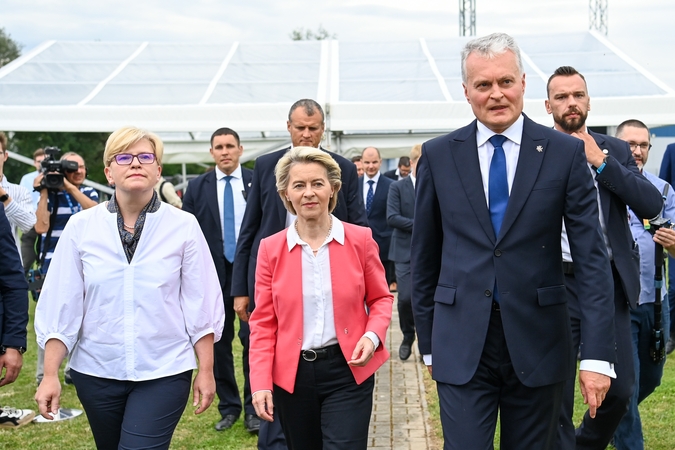 Ingrida Šimonytė, Ursula von der Leyen ir Gitanas Nausėda