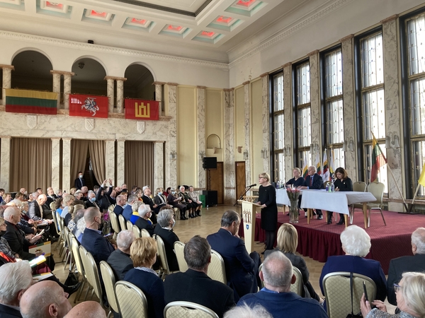 I. Šimonytė tremtiniams: jūs geriausiai žinote, ką jaučia dėl okupantų namų netekę žmonės