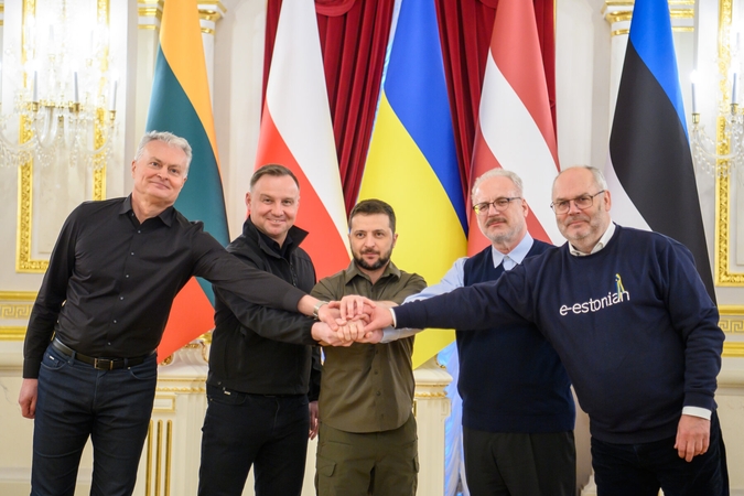 G. Nausėda Kyjive: Lietuva su jumis – kartu iki pergalės