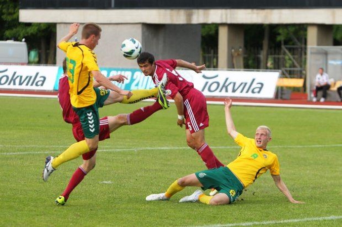 Baltijos taurė: Lietuvos U-19 rinktinė pralaimėjo Latvijos futbolininkams