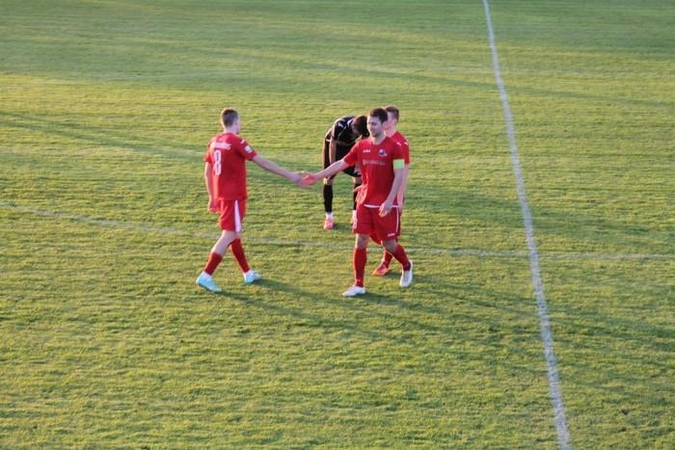 "Sūduvos" futbolininkai  sutriuškino Kipro komandą
