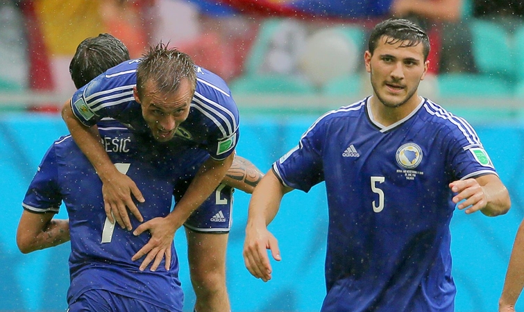 Bosniai pasirodymą pasaulio čempionate baigė pergale prieš Irano futbolininkus