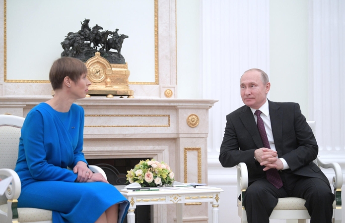Kersti Kaljulaid ir Vladimiras Putinas