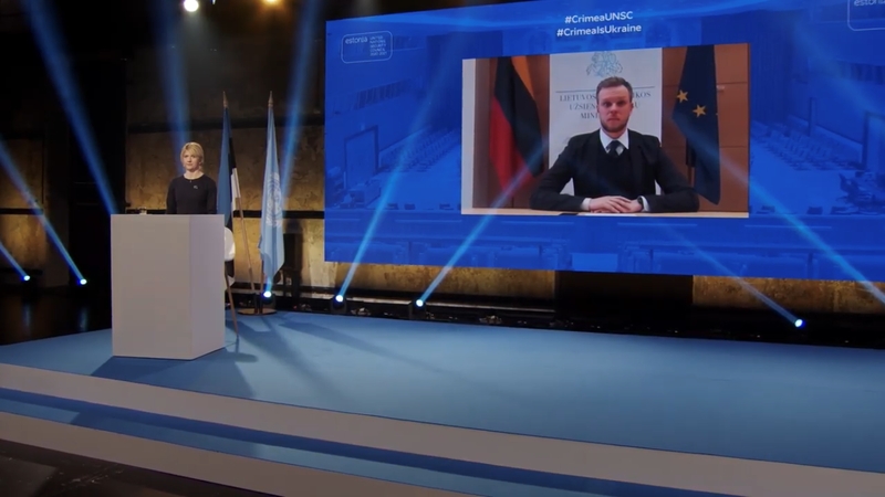 G. Landsbergis: Rusija privalo prisiimti atsakomybę už žmogaus teisių pažeidimus Kryme