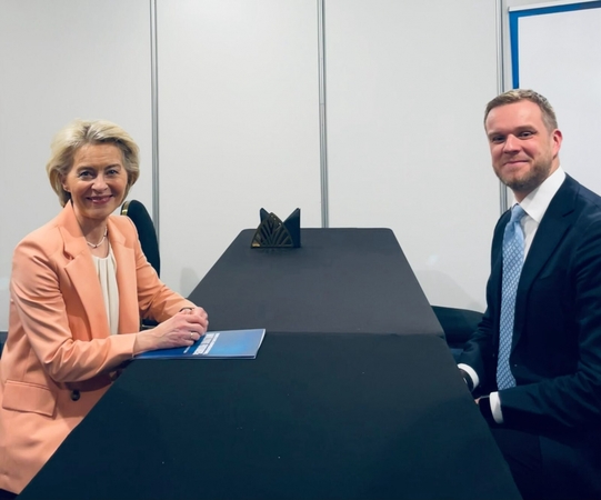 Ursula von der Leyen ir Gabrielius Landsbergis 