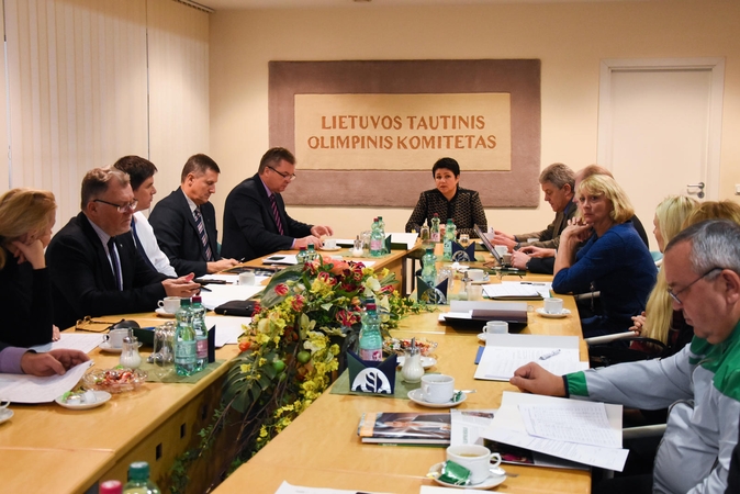 Komisija aptarė pasirengimą olimpinėms žaidynėms