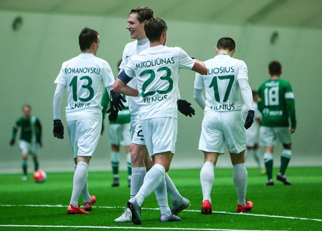 Lietuvos futbolo A lygos starte Vilniaus "Žalgiris" nukovė vicečempioną