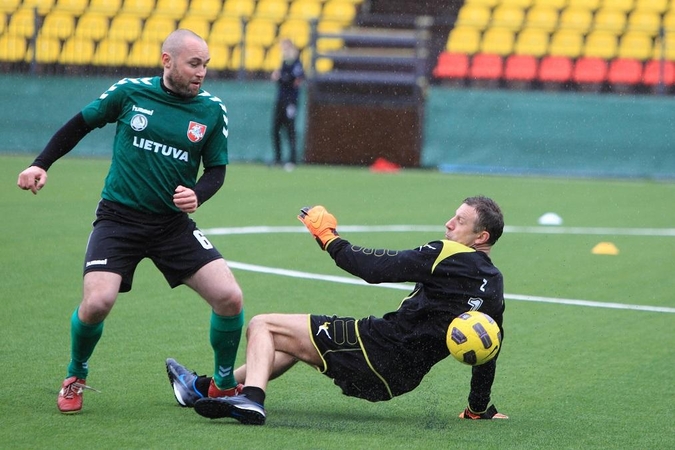 Futbolas subūrė daugiau negu šimtą žurnalistų