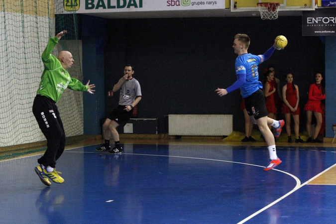 "Dragūno" rankininkai LRL finalą pradėjo užtikrinta pergale