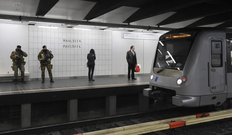 Briuselyje vėl atidaryta teroristų taikiniu tapusi metropoliteno stotis