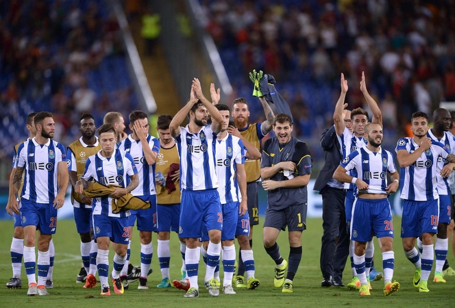 Čempionų lyga: „Roma“ kovoje krito, „Porto“ keliauja į grupių etapą