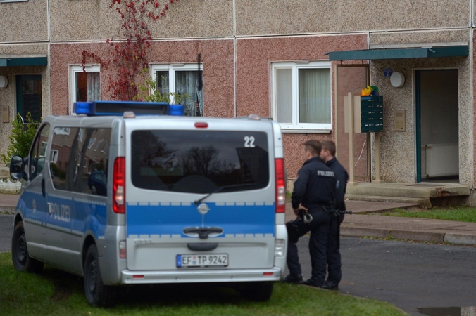 Vokietijos policija atliko reidus su teroristais siejamų čečėnų butuose