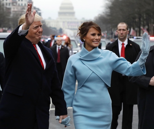 M. Trump per vyro inauguraciją žavėjo J. Kennedy stiliumi