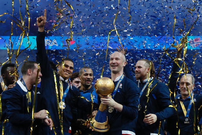 Prancūzijos rankininkai apgynė pasaulio čempionų titulą