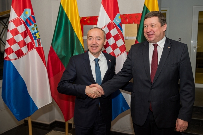 R. Karoblis: Lietuva vertina Kroatijos indėlį į regiono gynybą