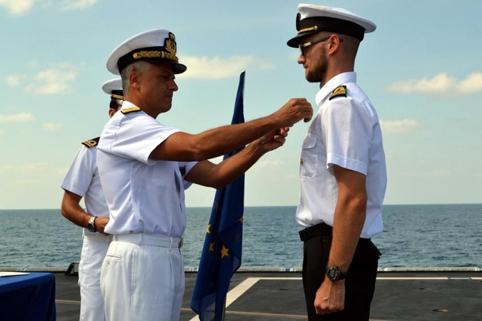 Lietuvos karininkui – ES karinės jūrų operacijos „Atalanta“ medalis