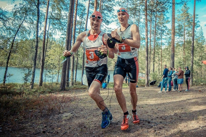 Trakuose – pirmos Lietuvoje jungtinės plaukimo ir bėgimo varžybos