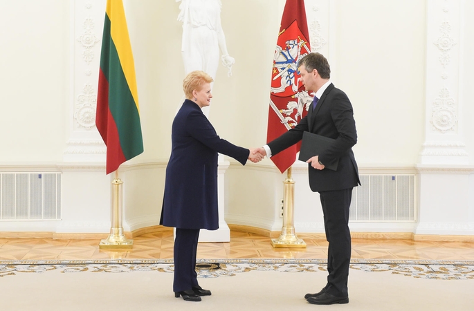 Prezidentė priėmė naujojo VSD vadovo priesaiką