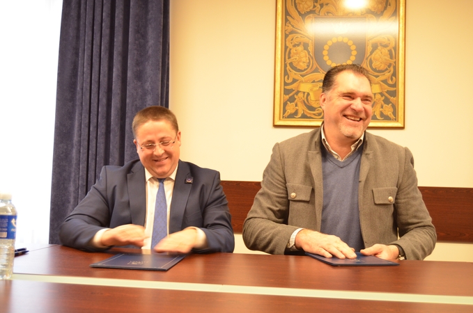 Palangos meras ir A. Sabonis parašais patvirtino bendradarbiavimo plėtrą
