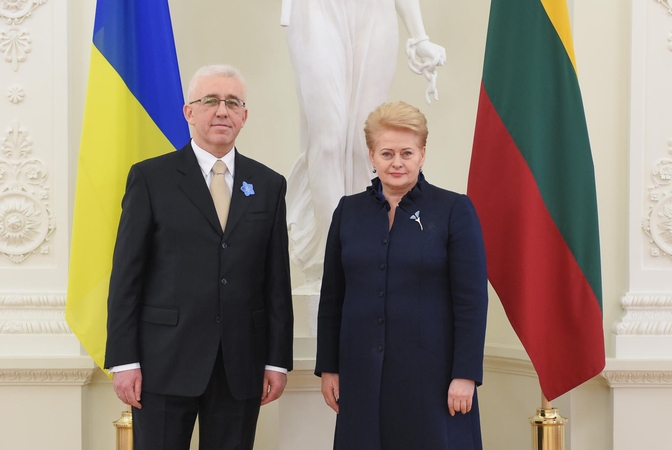 Darbą Lietuvoje pradeda naujasis Ukrainos ambasadorius