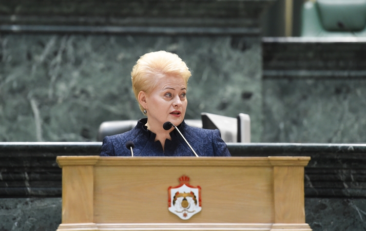 D. Grybauskaitė: moterų lyderystė padeda įveikti globalius iššūkius