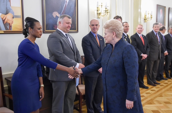 JAV Kongreso delegaciją domina saugumo situacija NATO pasienyje