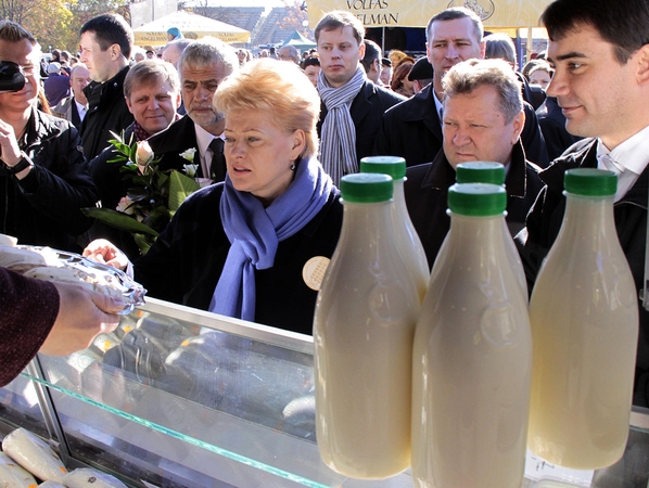 D. Grybauskaitė: Lietuvos pieno produktų blokada – politinė