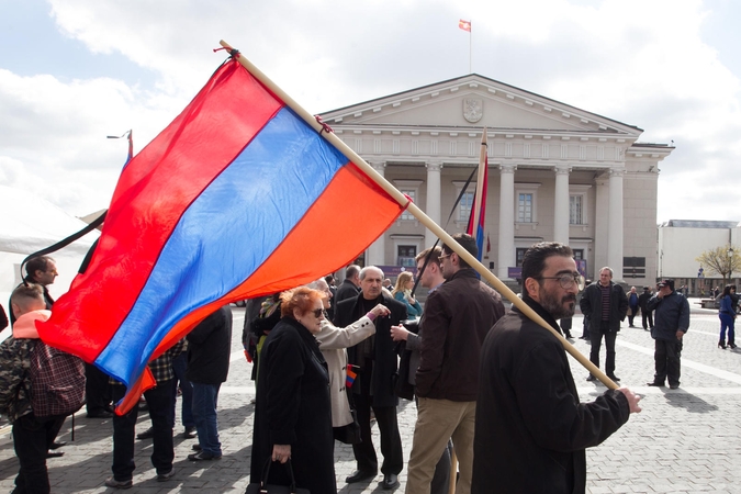 Ministras kalboje apie armėnų žudynes nevartojo žodžio „genocidas“