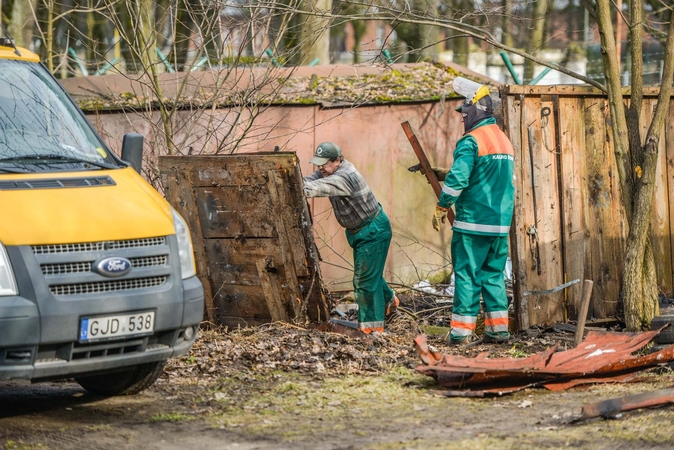 Nelegalių garažų Kaune mažėja: liko 700