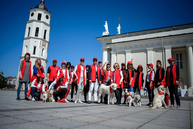 Turizmo savanoriais Vilniuje panoro tapti rekordinis skaičius žmonių