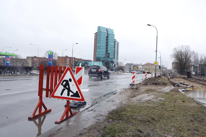 Ir vėl ribos eismą Minijos gatvėje