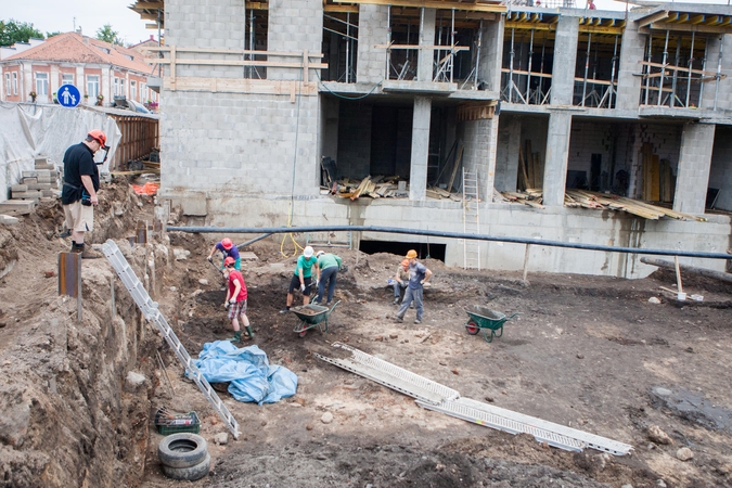 Archeologai Kauno senamiestyje tikisi surasti tupyklą