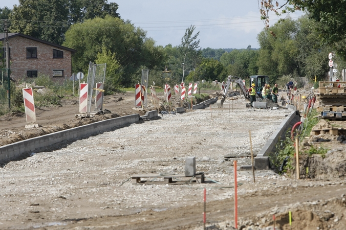 Darbai: pirmojo etapo metu bus rekonstruotos Akmenų, Debesų, Smėlio ir dalis Vėjo gatvės.