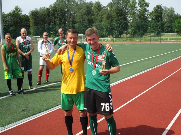 Miesto gimtadienį atšventė futbolo aikštėje