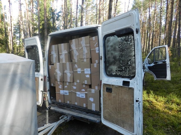 Pasieniečiai sulaikė kontrabandinių cigarečių už beveik 1 mln. litų