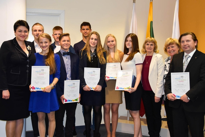 Padėkojo Lilehamerio žaidynių dalyviams