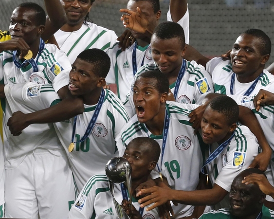 Nigerijos rinktinė ketvirtą kartą laimėjo jaunių pasaulio futbolo čempionatą