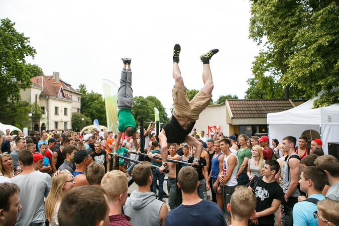 Kauną išjudino Olimpinė diena 