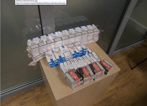 Pasieniečiams vėl įkliuvo cigaretes iš Baltarusijos traukiniu gabenęs vilnietis
