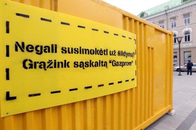 Nesusimoki už šilumą? Tegul moka „Gazprom“